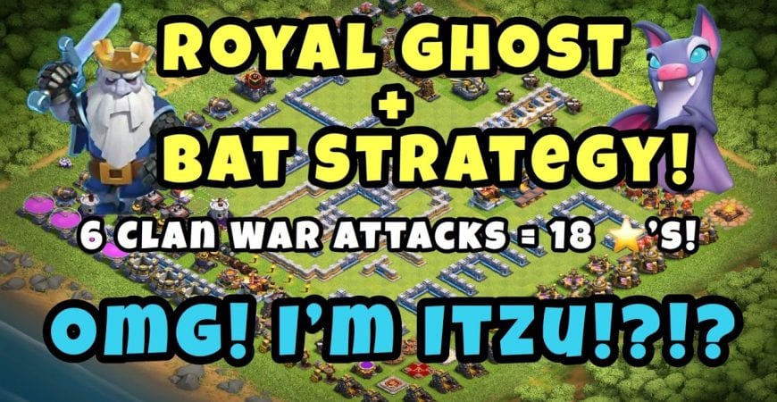 Royal Ghost + Bat Strategy! | 4 Clan War Attacks + 2 bonus Attacks!| Clash of Clans 2019 by Johnny Clash Gaming