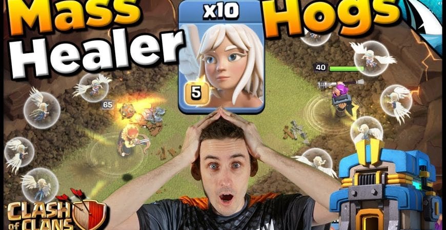 I Used A Mass Healer Hog Attack In CWL!!! 10 Healers & 18 Hogs | Clash of Clans by CarbonFin Gaming