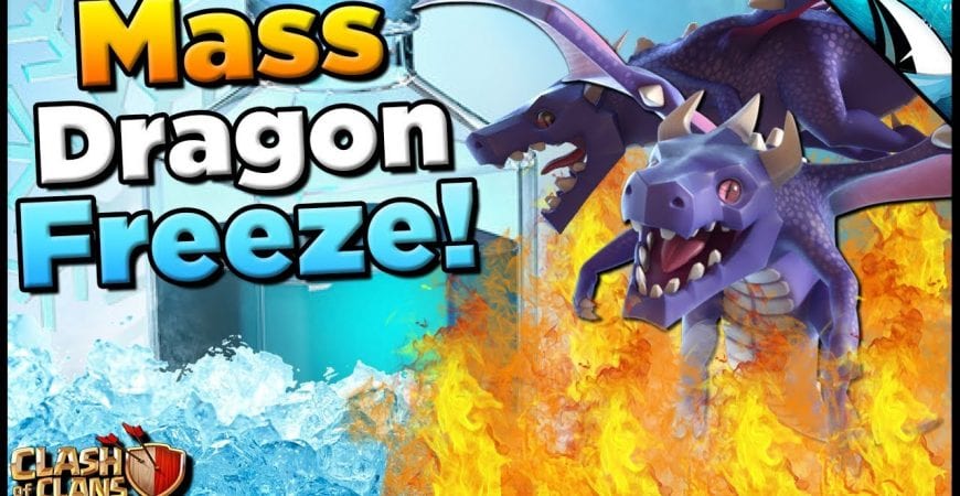 Mass Dragon Freeze Attack Strategy in Legends! | Clash of Clans | #Ad #LGDualScreen by CarbonFin Gaming