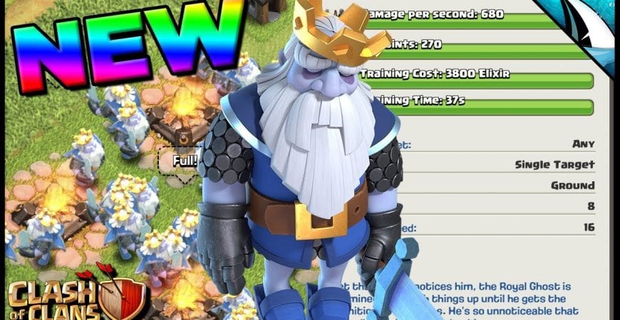 NEW Troop! The Royal Ghost! This will let you funnel like crazy! | Clash of Clans by CarbonFin Gaming