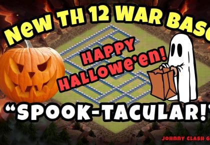 Best New TH 12 War Base! | Happy Halloween! | Clash of Clans 2019 by Johnny Clash Gaming