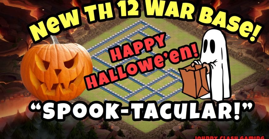Best New TH 12 War Base! | Happy Halloween! | Clash of Clans 2019 by Johnny Clash Gaming