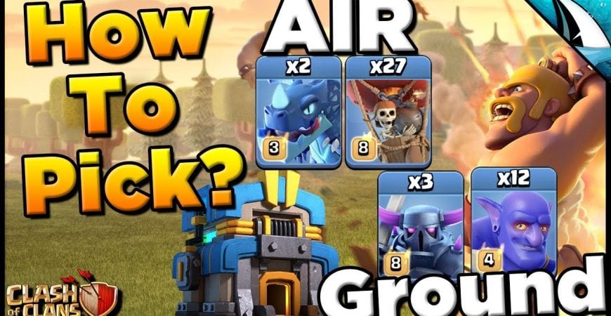 Breakdown Air vs Ground Attacks – How to Pick? | Clash of Clans by CarbonFin Gaming