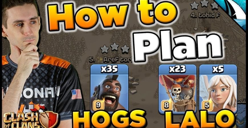 How To Plan The Best War Attacks – Sui Hogs & Queen Charge Lalo | Clash of Clans by CarbonFin Gaming