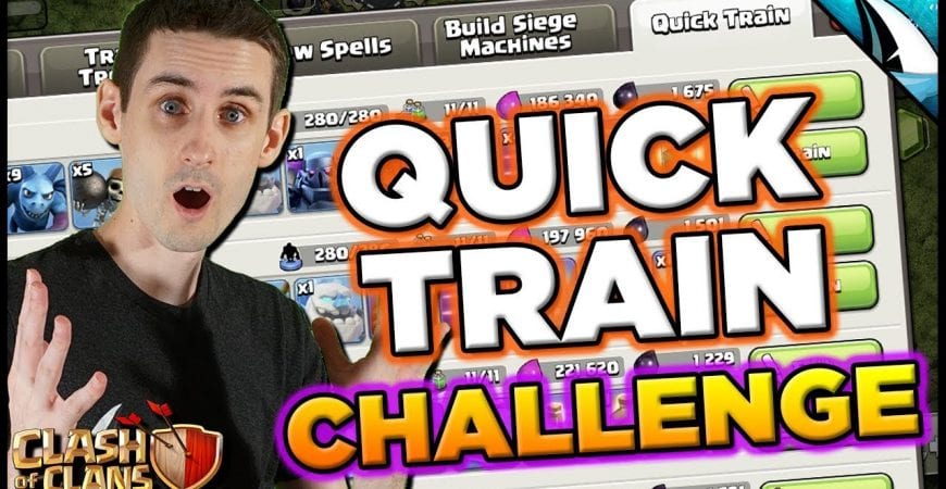 Can I Triple With Every Army?!? Quick Train Army Challenge! | Clash of Clans by CarbonFin Gaming