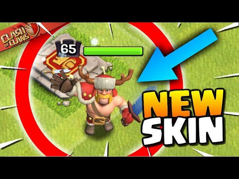 DECEMBER HERO SKIN is WINTER THEMED! Jolly King Skin Gameplay (Clash of Clans) by Judo Sloth Gaming