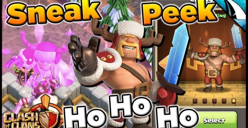 Sneak Peek – New King Skin! The Jolly King!! | Clash of Clans by CarbonFin Gaming