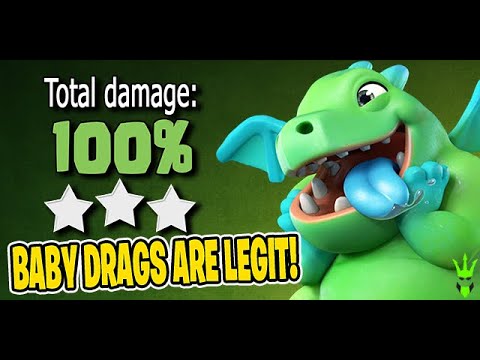THIS MASS BABY DRAGON ARMY IS ACTUALLY LEGIT! – Clash of Clans by Clash Bashing!!