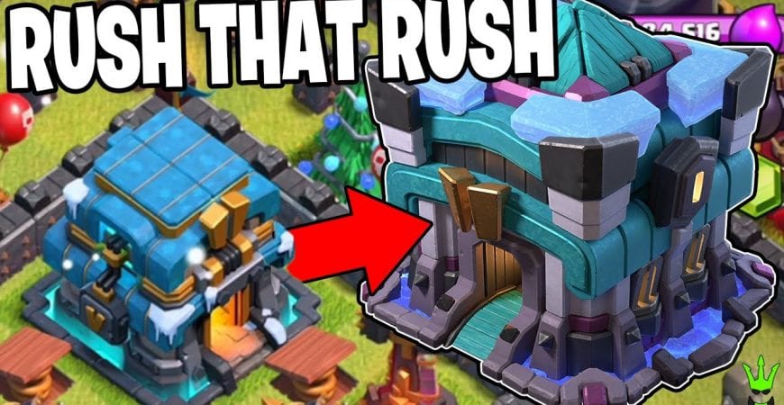 TIME TO RUSH MY RUSH TO TOWN HALL 13! – Clash of Clans by Clash Bashing!!
