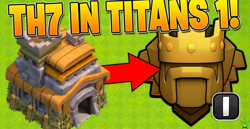 MY TOWN HALL 7 HIT TITANS 1! (4700+ TROPHIES) – Clash of Clans by Clash Bashing!!