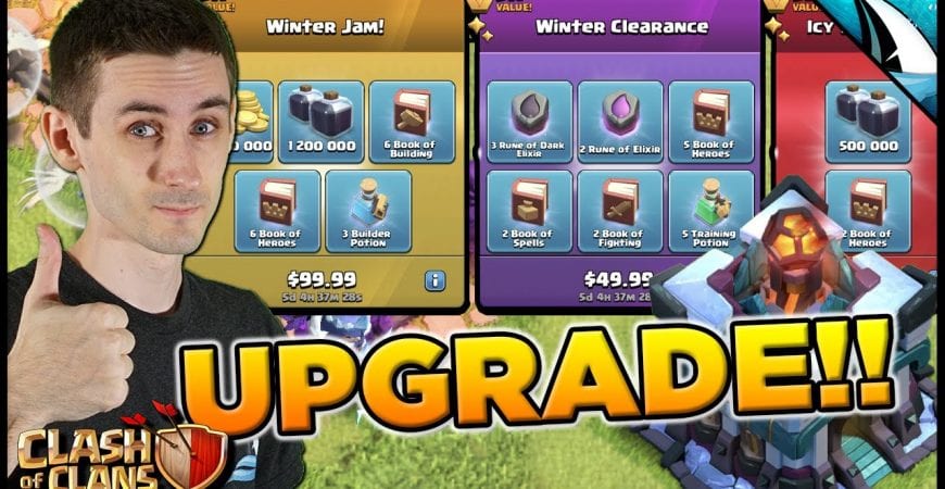 Crazy Packs for Town Hall 13!! Time to upgrade and max heroes! | Clash of Clans by CarbonFin Gaming