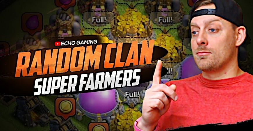 In This Random Clan I found Insane Farmers Clash of Clans by ECHO Gaming