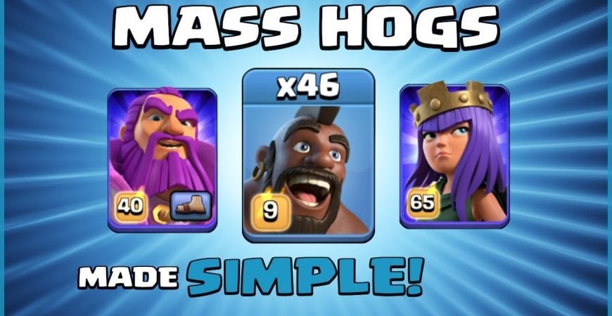 *MASS HOGS* BEST TH12 Attack Strategy – FUN, EASY & STRONG! – Clash of Clans by Sir Moose Gaming