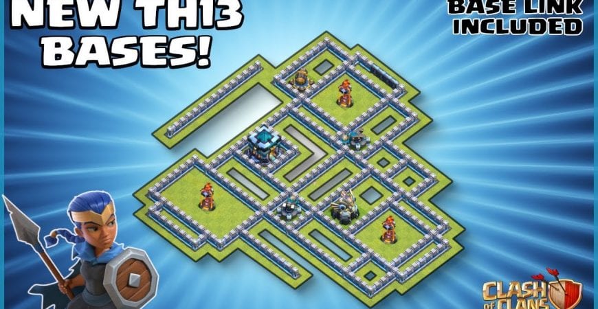 *STUNNING* NEW TH13 WAR BASE – With BASE LINK & REPLAYS! – Clash of Clans by Sir Moose Gaming