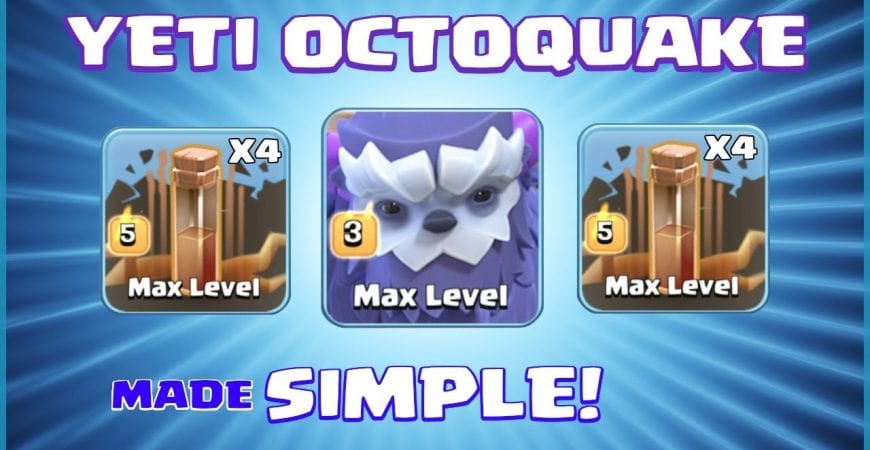 *INSANE* NEW TH13 Attack Strategy – YETI OCTOQUAKE (X8) – Clash of Clans by Sir Moose Gaming