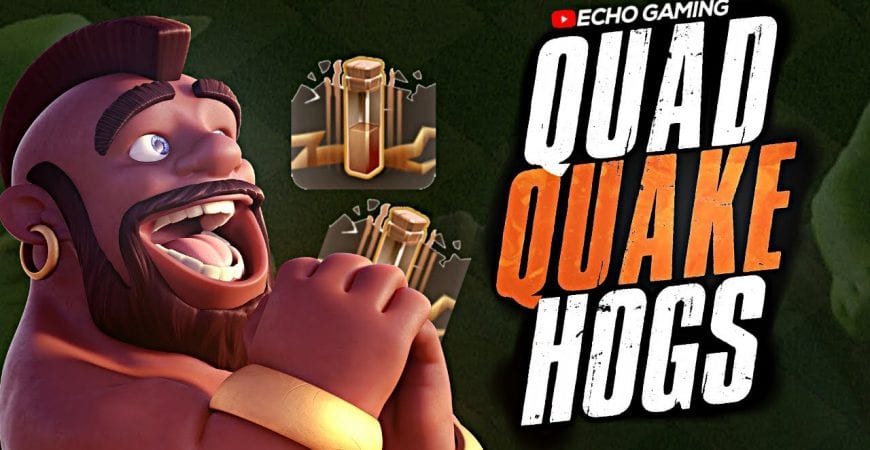 A NEW Hog Attack for Town Hall 9 Clash of Clans by ECHO Gaming
