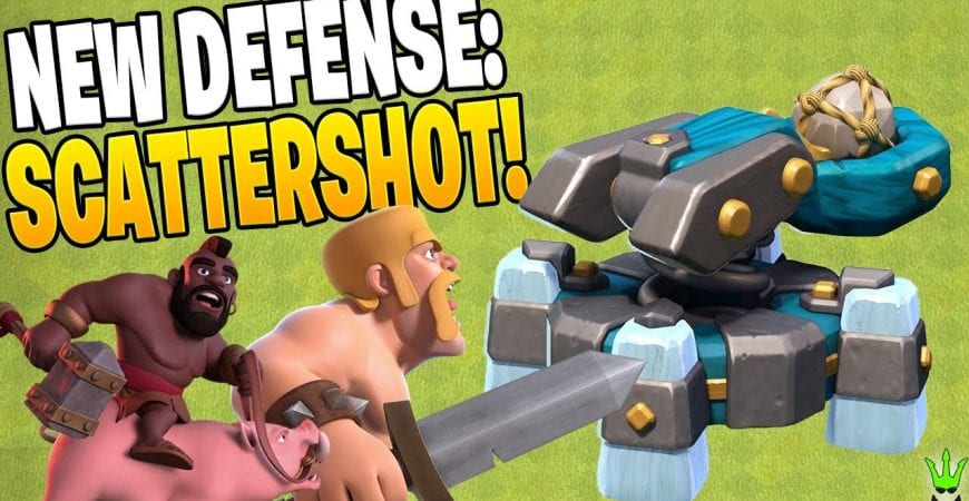 ALL YOU NEED TO KNOW ABOUT THE SCATTERSHOT DEFENSE! – Clash of Clans by Clash Bashing!!