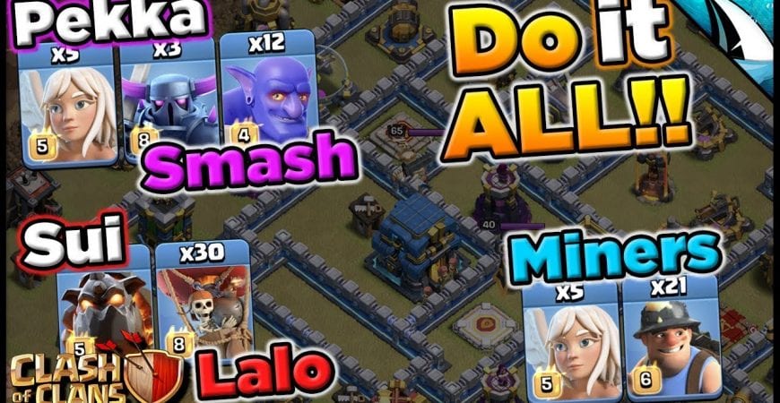 Full Breakdown of 3 TH 12 Attack Strategies! Pekka Smash, Sui Lalo & Miners | Clash of Clans by CarbonFin Gaming
