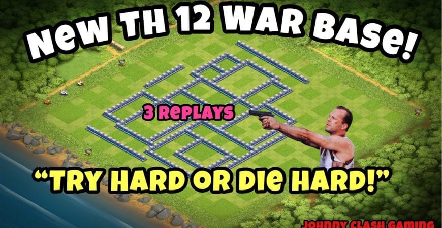 New TH 12 War Base with 3 replays | Johnny Clash Gaming | Clash of Clans 2019 by Johnny Clash Gaming