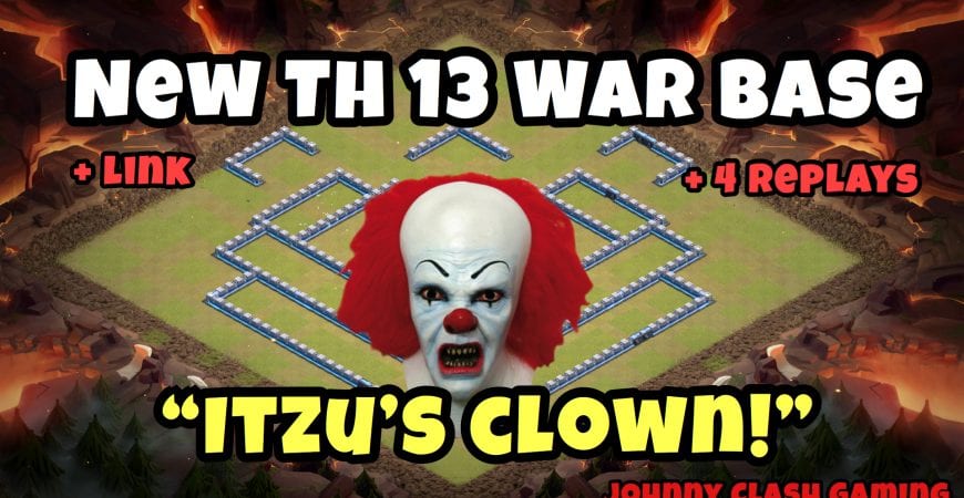 New TH 13 War Base by Itzu! | Anti-3 Star! | Johnny Clash Gaming|Clash of Clans by Johnny Clash Gaming