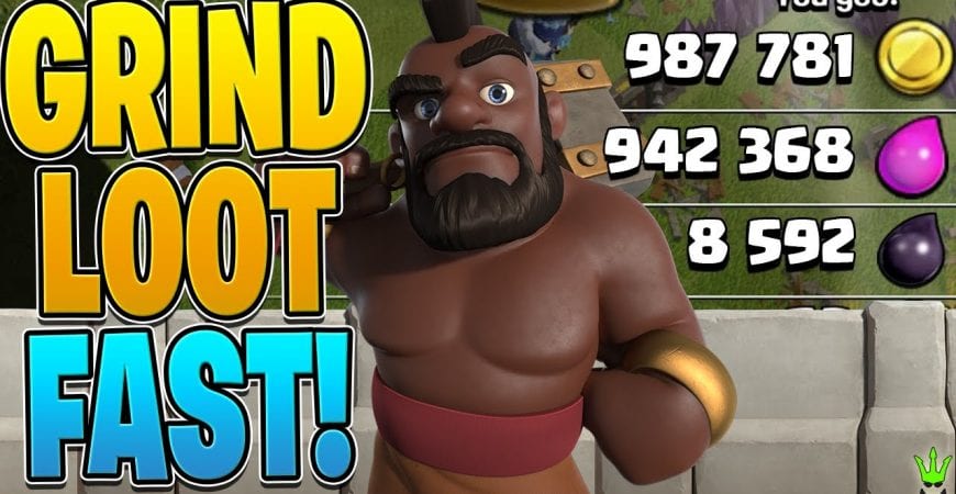 HOW TO GRIND GOLD AND ELIXIR FAST – Clash of Clans by Clash Bashing!!