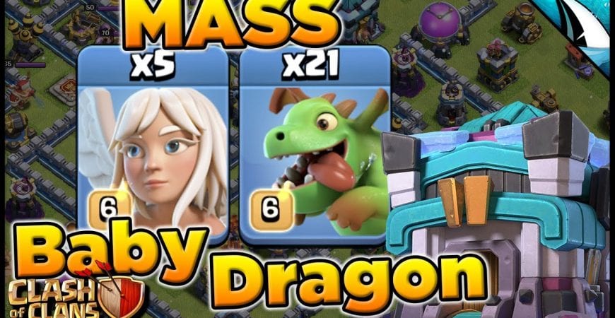 Mass Baby Dragon Attack Strategy at Town Hall 13! How is this possible? | Clash of Clans by CarbonFin Gaming