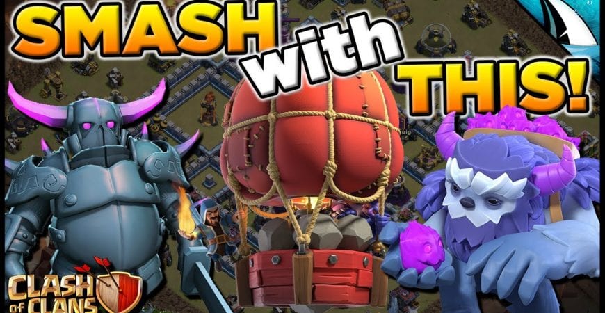 Smash Attacks at Town Hall 13! Pekka’s & Yeti’s dominate the ground | Clash of Clans by CarbonFin Gaming