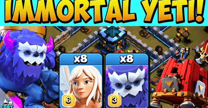 BEST NEW TH13 Attack Strategy! 🔥 8 HEALER + 8 YETI 🔥 Town Hall 13 War 3 STAR by Clash With Cory