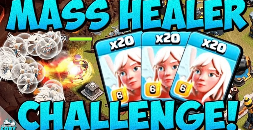 MASS HEALER CHALLENGE in Clash of Clans! COC | TH13 by Clash With Cory