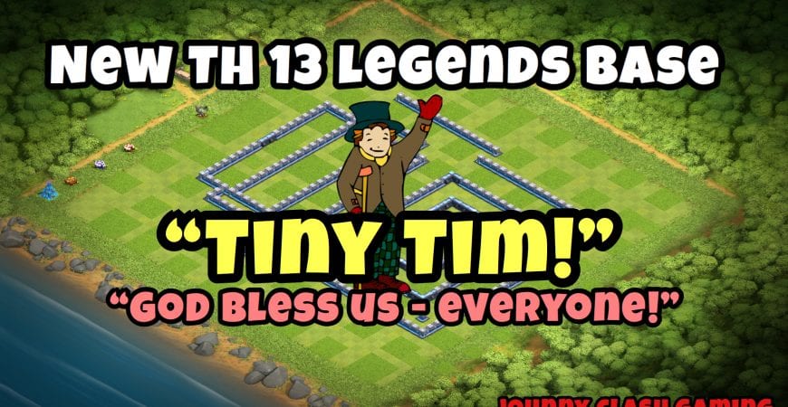 New TH 13 Legends Base with Replays and Base Link! | Anti-3 Star | Johnny Clash Gaming 2020 by Johnny Clash Gaming