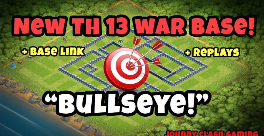 New TH 13 War Base with 4 Replays! | Anti-3 Star | Johnny Clash Gaming 2020 | Clash of Clans by Johnny Clash Gaming