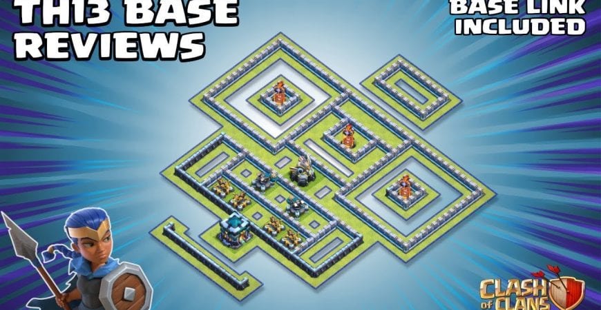 *GHASTLY* Town Hall 13 Base – With TH13 BASE LINK & REPLAYS – Clash of Clans by Sir Moose Gaming