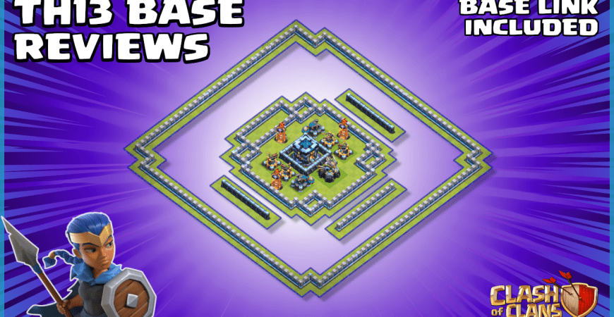 *ANTI YETI* Town Hall 13 Base Review – With TH13 BASE LINK & REPLAYS – Clash of Clans by Sir Moose Gaming