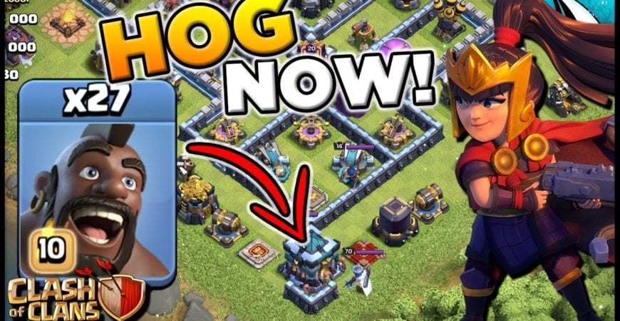 Hogs with Legends! One of the strongest attack strategies | Clash of Clans by CarbonFin Gaming