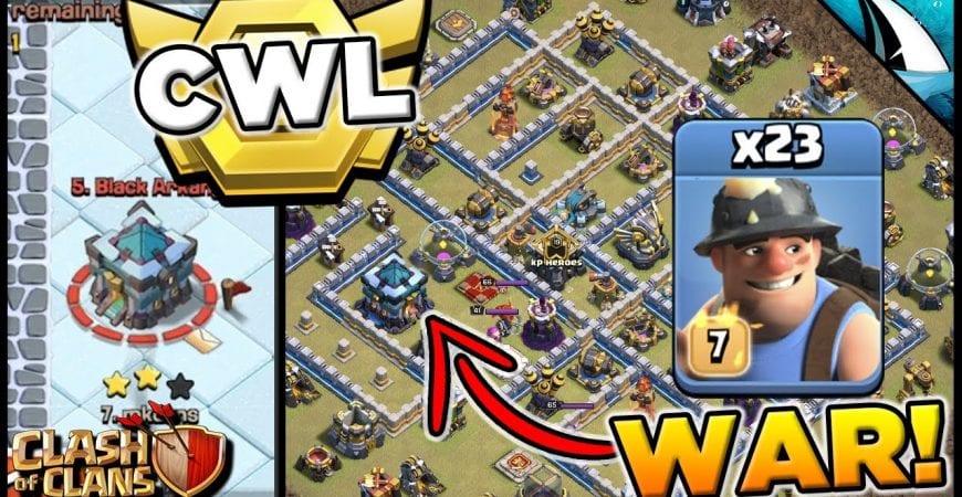 Miners Wreck in the Clan War League & Hitting iTzu’s Legend Bases | Clash of Clans by CarbonFin Gaming