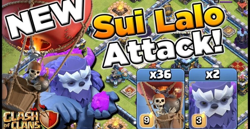 NEW Sui Lalo Attack Strategy with Yeti’s! Town Hal 13 | Clash of Clans by CarbonFin Gaming