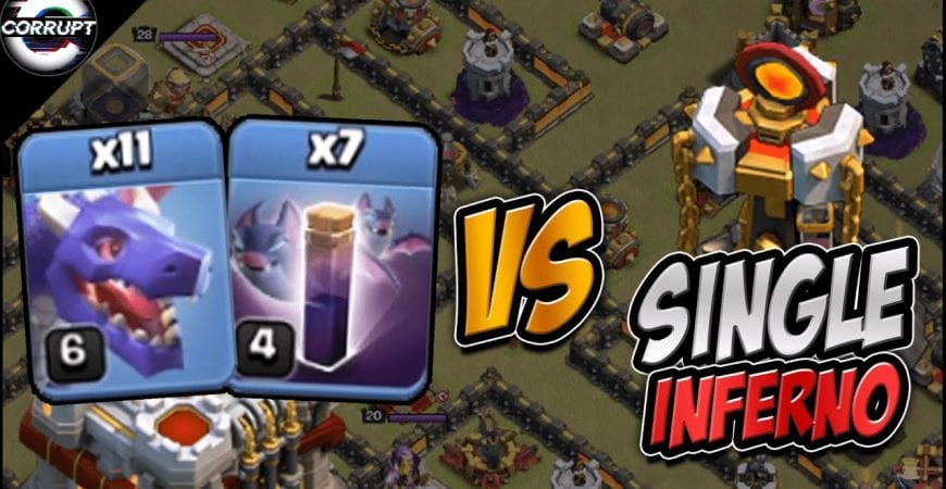 FULL Breakdown of TH11 Dragbat VS Single Target Inferno Bases | Clash of Clans by CorruptYT