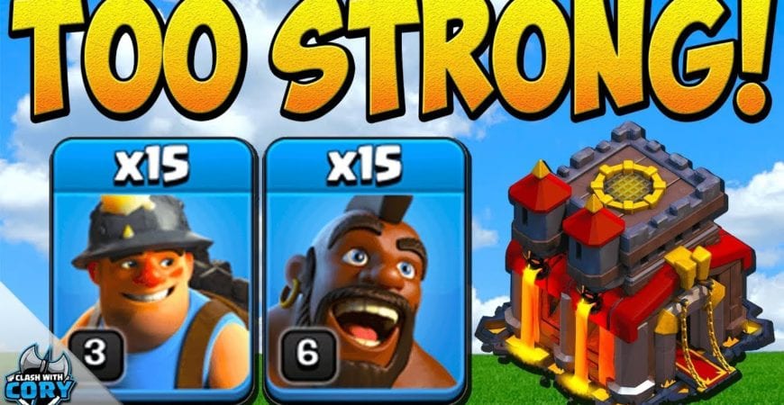 Miner Hog Hybrid is TOO STRONG for TH10! BEST NEW Town Hall 10 Attack Strategy! by Clash With Cory