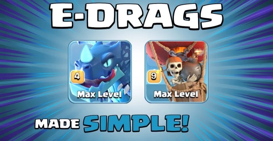 BEST TH13 *E-DRAG* Attack Strategy – Town Hall 13 Electro Dragon Guide – Clash of Clans by Sir Moose Gaming