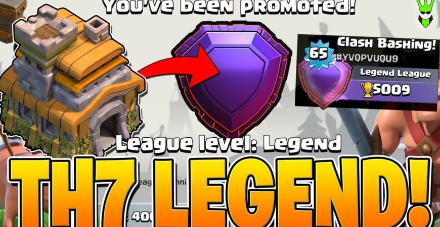 MY TH7 GOT TO LEGENDS LEAGUE! – Town Hall 7 Push to Legends – Clash of Clans by Clash Bashing!!