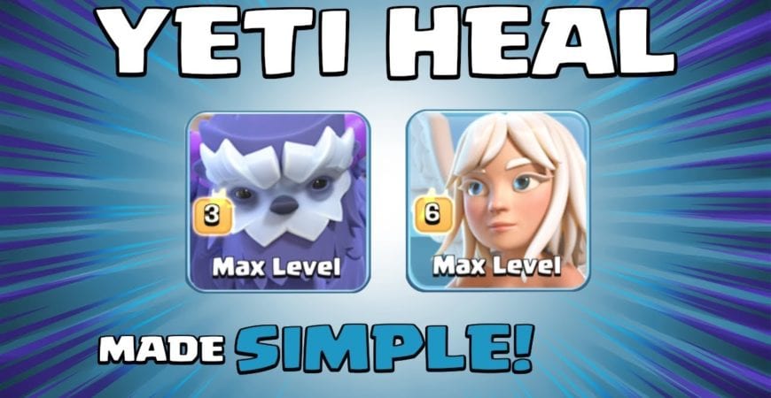 *IMMORTAL YETI* NEW TH13 Attack Strategy – 8 x HEALERS & 6 x YETIS – Clash of Clans by Sir Moose Gaming