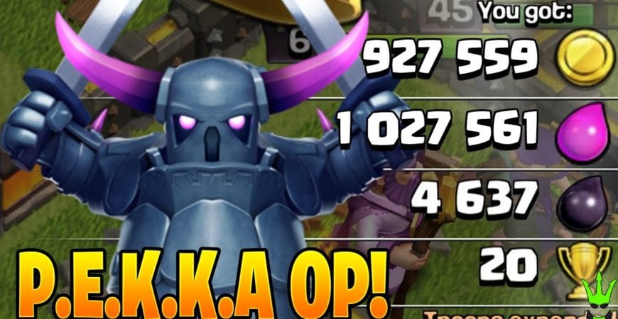 SMASHING CRAZY LOOT WITH P.E.K.K.A! – Clash of Clans by Clash Bashing!!
