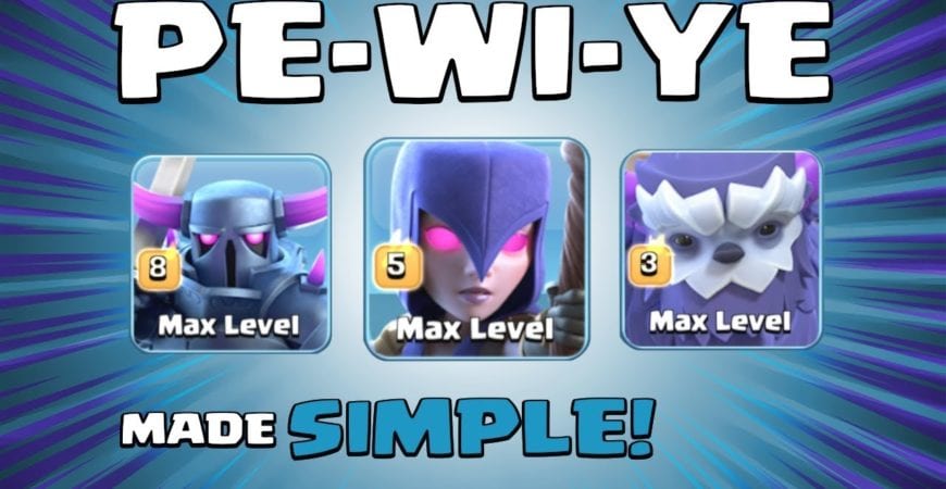 4 x PEKKA / 3 x WITCHES / 4 x YETI = UNSTOPPABLE! – BEST TH13 Attack Strategy – Clash of Clans by Sir Moose Gaming