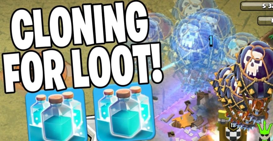 CLONING LOONS AND GRABBING LOOT! – Fix That Rush – Clash of Clans by Clash Bashing!!