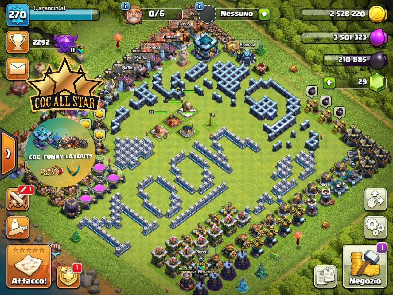 Th18 Moon Fun Base   Download Link   Clash Champs