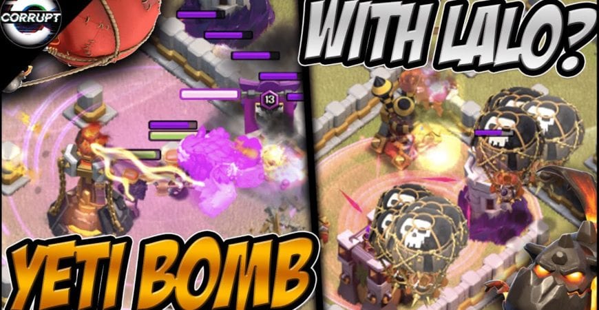 TH11 Queen Charge Lalo + Yeti Bomb Breakdown | Does Yeti Bomb QC Lalo Work? | Clash of Clans by CorruptYT