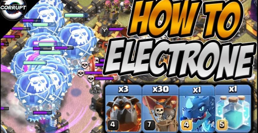 How to Use TH11 Electrone Lalo | Stone Slammer VS. Battle Blimp | Clash of Clans by CorruptYT