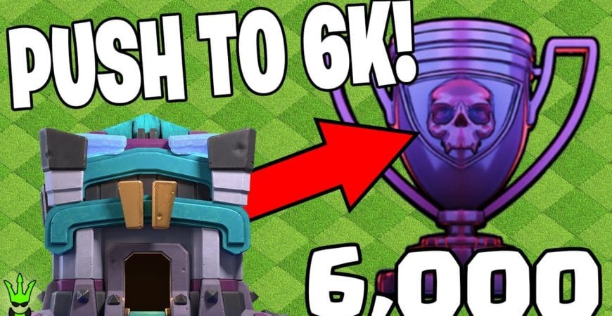 THE PUSH TO 6K TROPHIES STARTS NOW – Clash of Clans by Clash Bashing!!