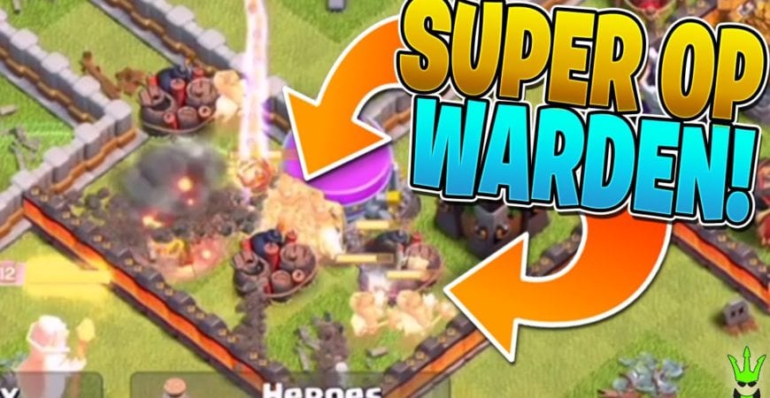 THE MOST OP WARDEN ABILITY EVER WHILE USING HYBRID!! – Clash of Clans by Clash Bashing!!