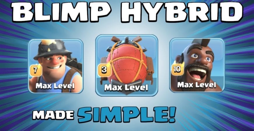 *HOG/MINER HYBRID + BLIMP* Best Town Hall 13 (TH13) Attack Strategies – Clash of Clans by Sir Moose Gaming
